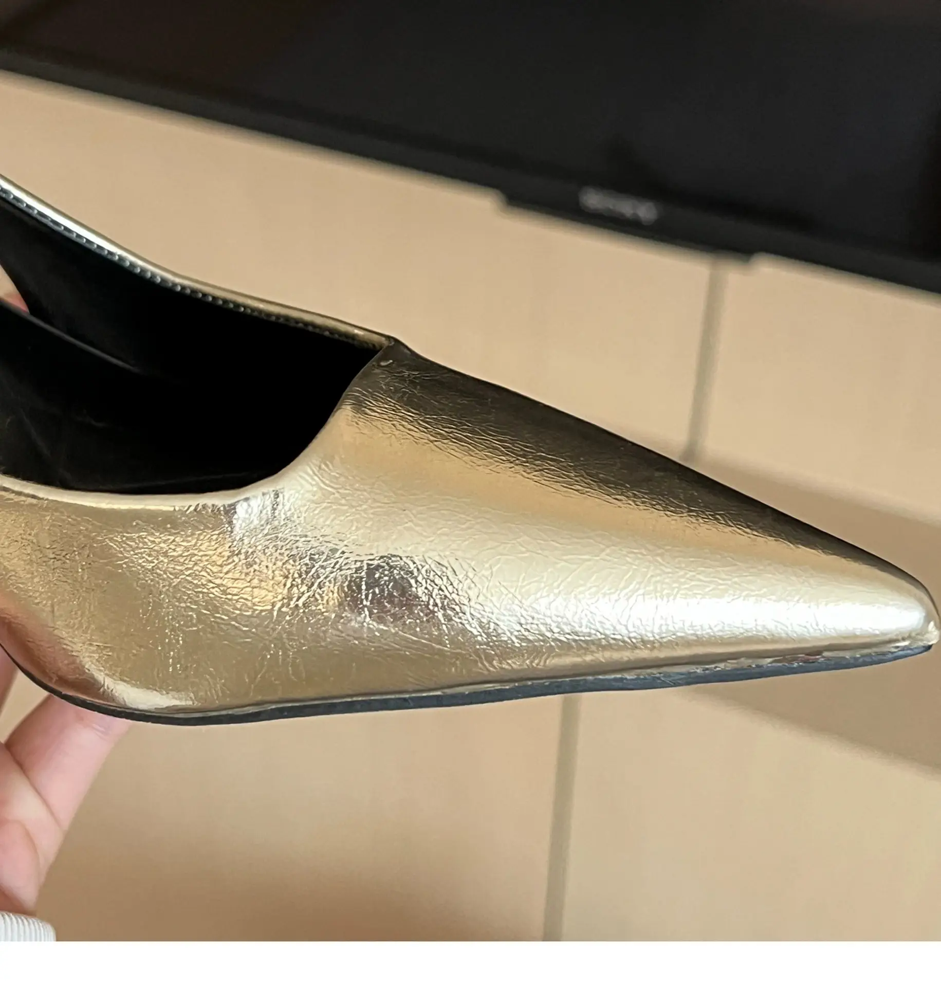 Gold Pointed Toe High Heels for Women 2025 Spring — feature 20