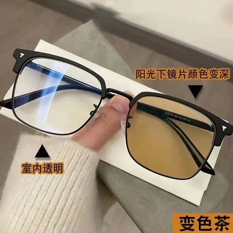 Smart Color Changing Eyeglasses for Men with Anti-Blue Light & Myopia Protection — feature 3