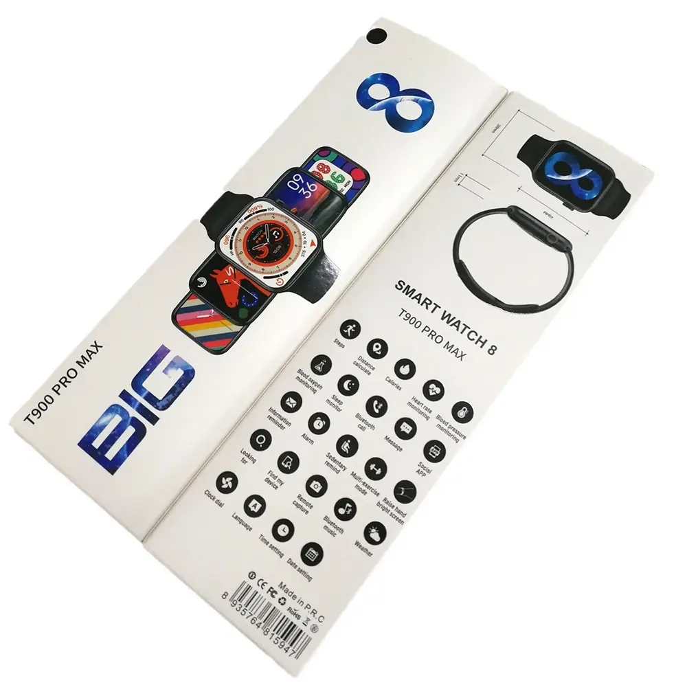 T900PROMAX smart bracelet t900 smart watch Bluetooth call heart rate blood pressure health step counting exercise