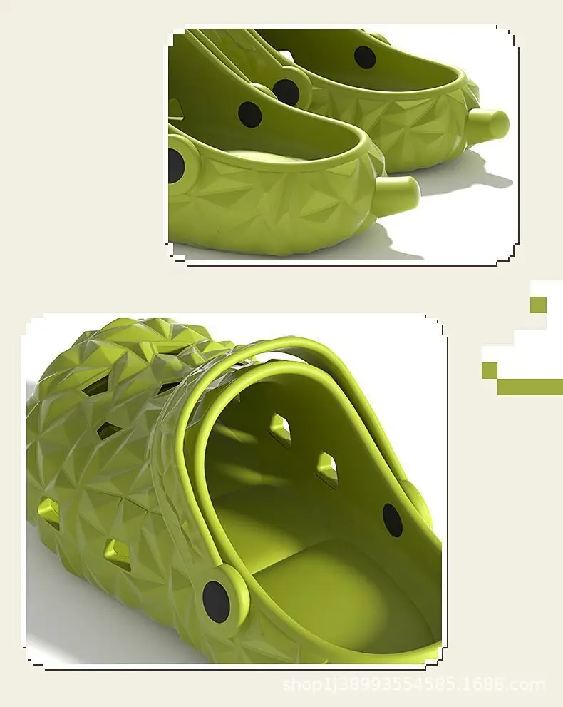 Cartoon new beach slippers hole shoes women's summer outerwear fashion thick-soled sandals and slippers women's summer cute wholesale — feature 15