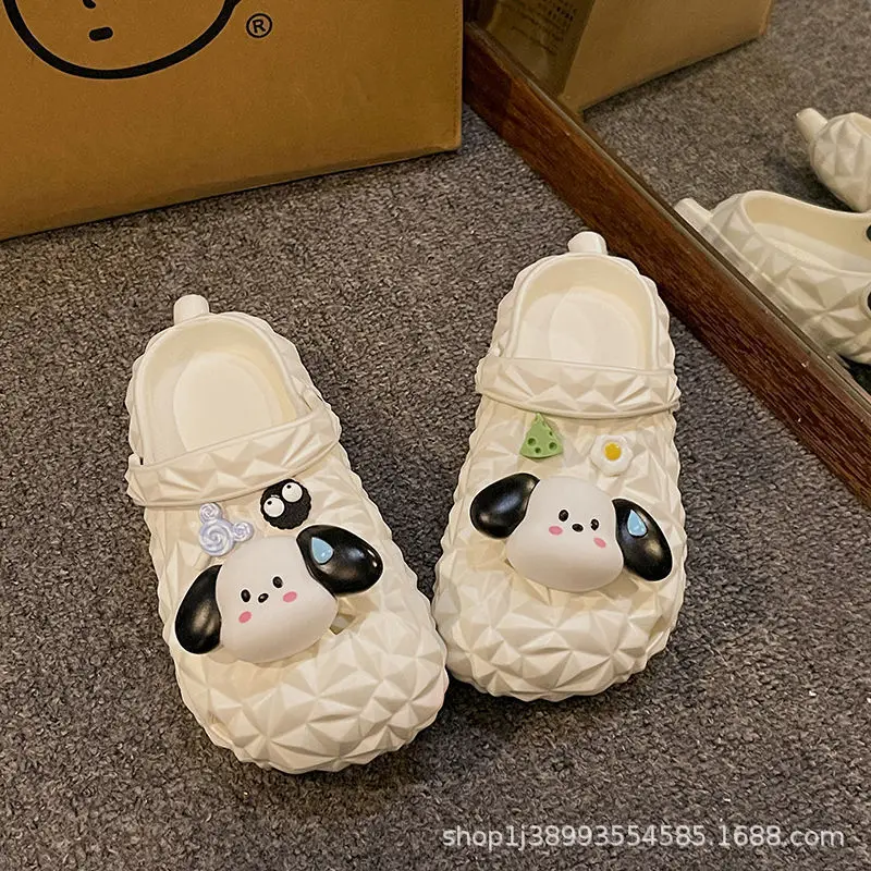 Cartoon new beach slippers hole shoes women's summer outerwear fashion thick-soled sandals and slippers women's summer cute wholesale - Image 6