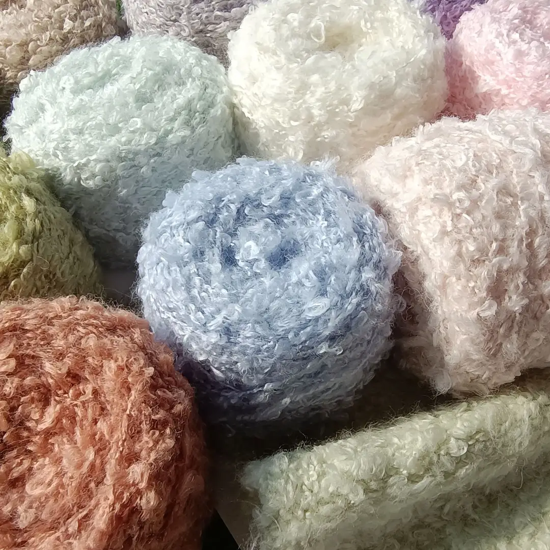 Wholesale xiangfeng wool loop yarn hand-mixed yarn coarse wool handmade DIY scarf sweater crocheted yarn
