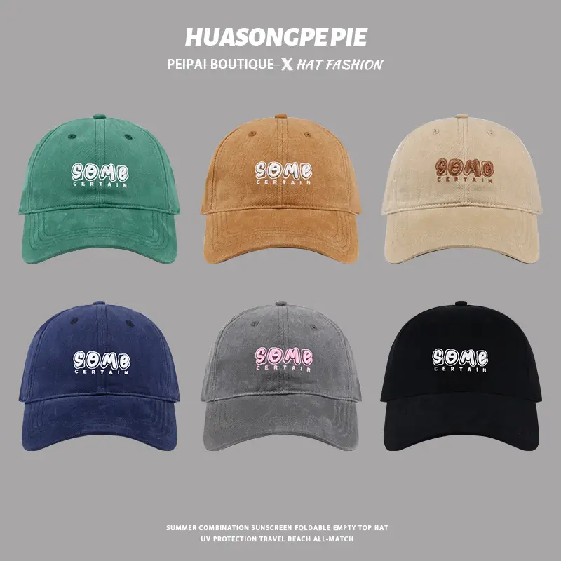 Men Beige Embroidered Baseball Cap Summer Wear - Image 7
