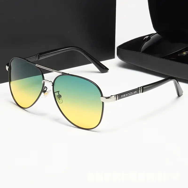 2026 Men's Polarized Sunglasses Anti-UV Day Night Dual Use - Image 10