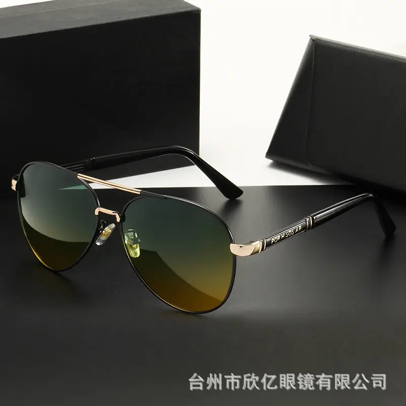2026 Men's Polarized Sunglasses Anti-UV Day Night Dual Use - Image 9