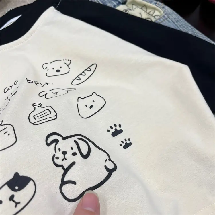 2026 Spring T-Shirt for Boys with Cute Dog Print — feature 7