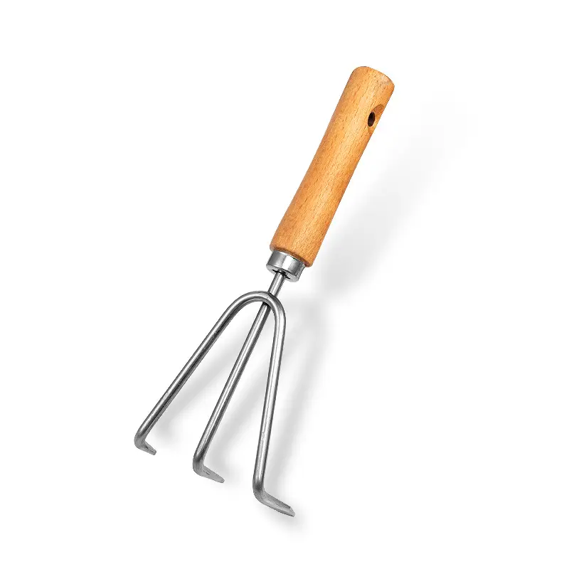 Amazon's Hottest Wooden Handle Stainless Steel Garden Tool Set Gardening Flower Watering Can Garden Gardening Artifact