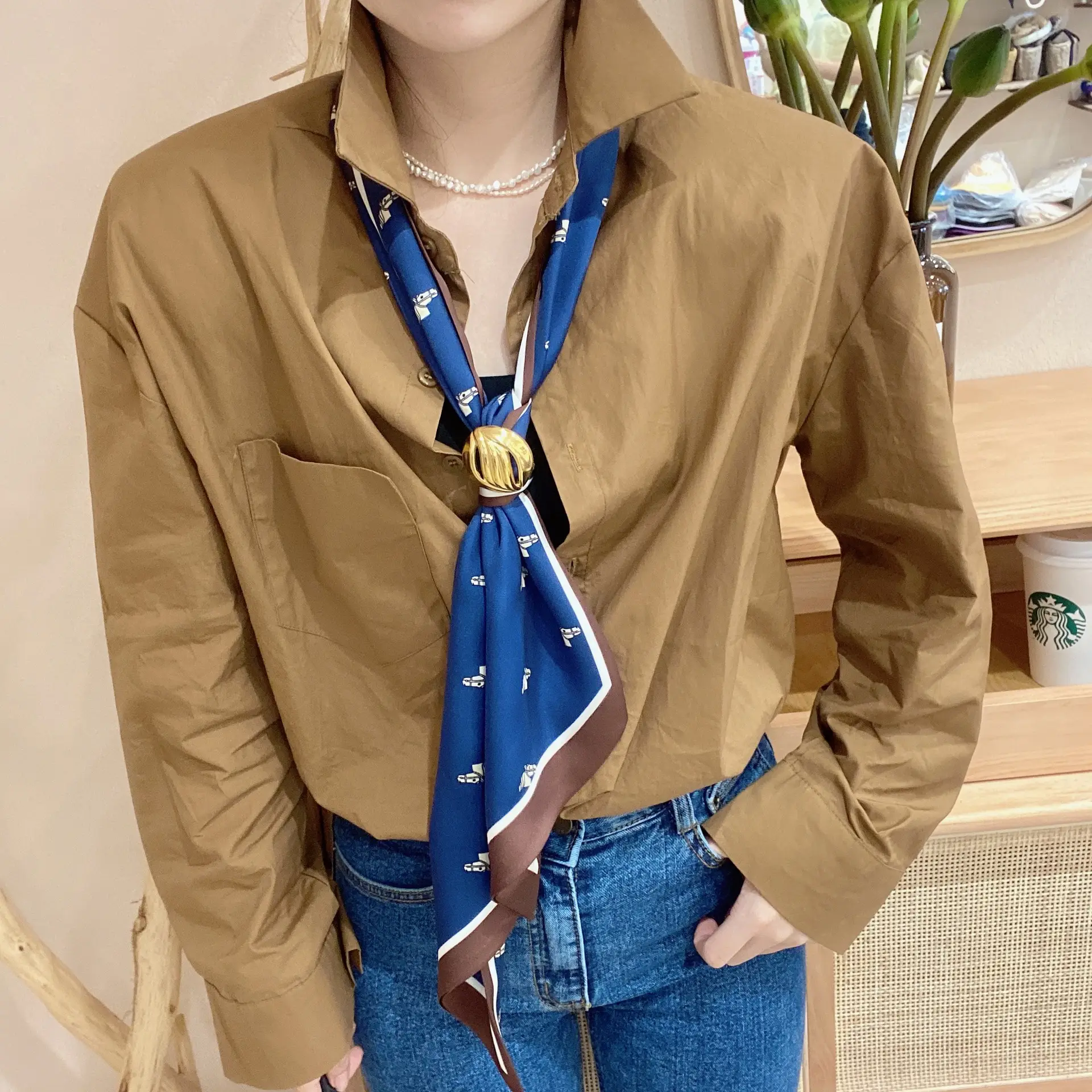 2024 New Cross-border Ribbon Silk Scarf Pointed Long Neck Large Floating Belt Hair Ribbon - Image 23