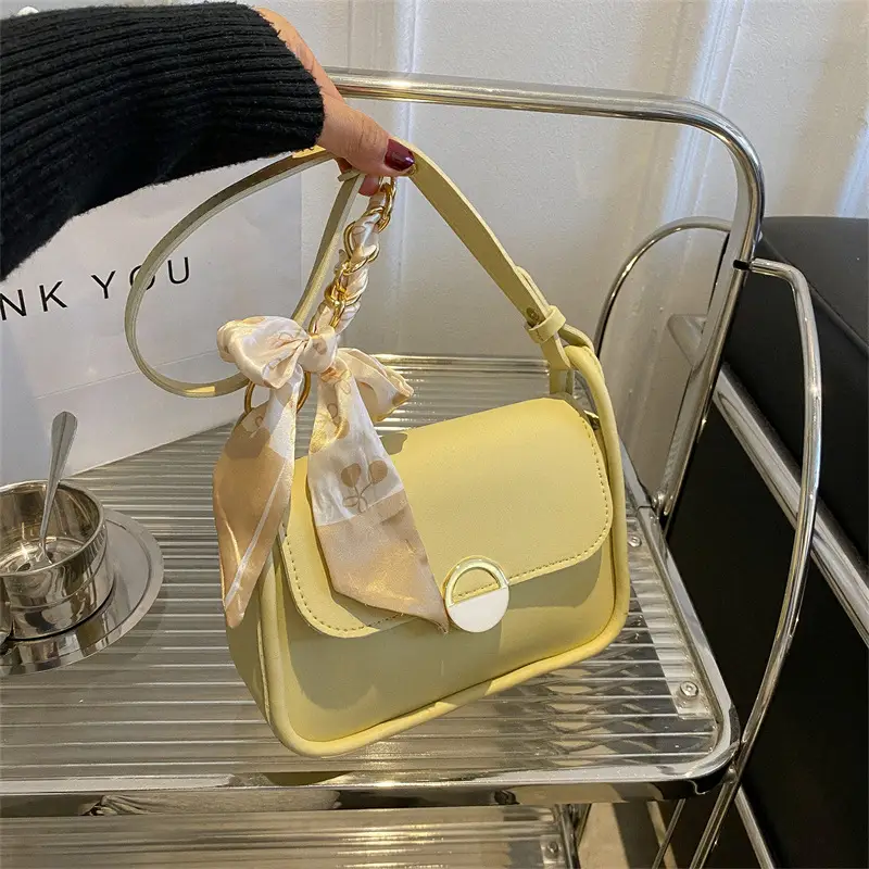 Women Crossbody Bag Beige Square Design Wholesale 2026 - Image 8