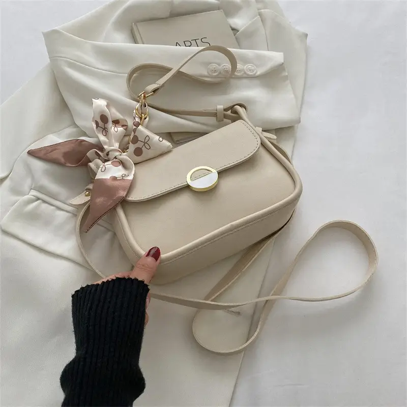 Women Crossbody Bag Beige Square Design Wholesale 2026 - Image 2