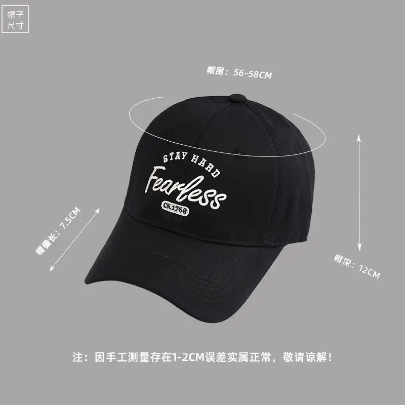 Korean Style Peaked Cap Women Black 2024 - Image 9