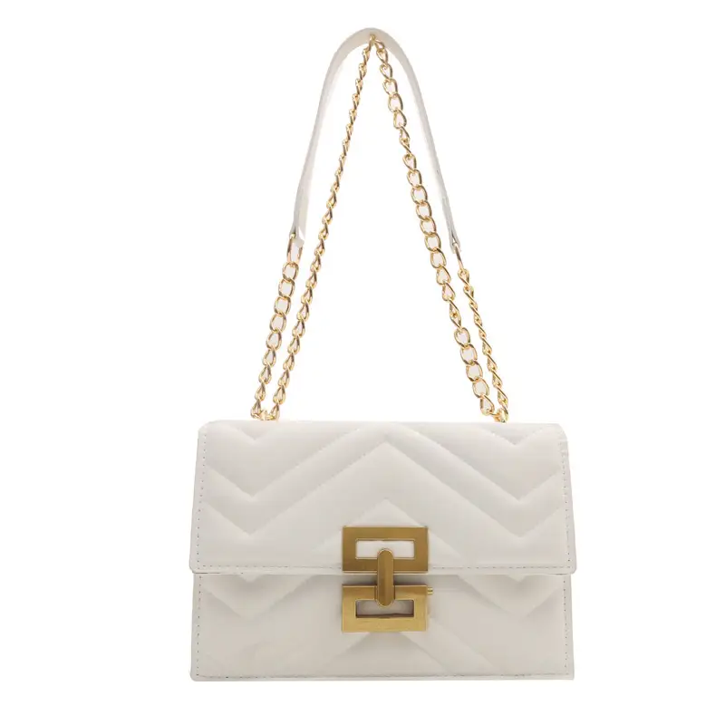 White Chain Crossbody Bag for Women 2024 - Image 2