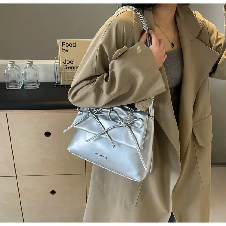 Women's New Western Style Shoulder Bag with Bow — feature 11