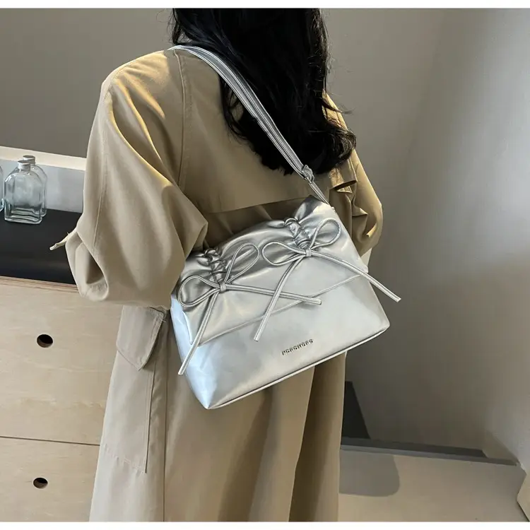 Women's New Western Style Shoulder Bag with Bow — feature 13
