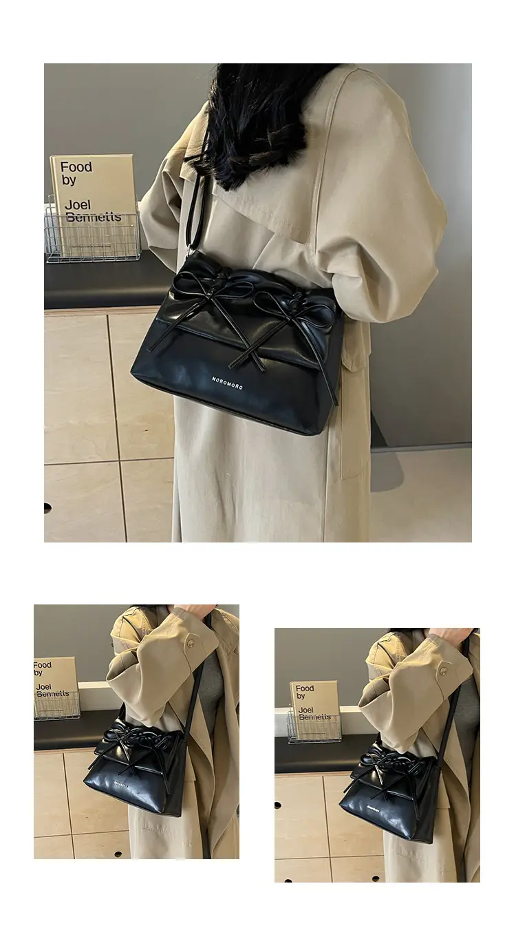 Women's New Western Style Shoulder Bag with Bow — feature 20