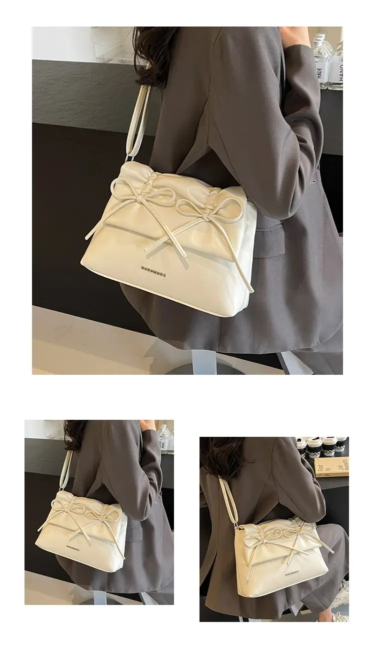 Women's New Western Style Shoulder Bag with Bow — feature 21