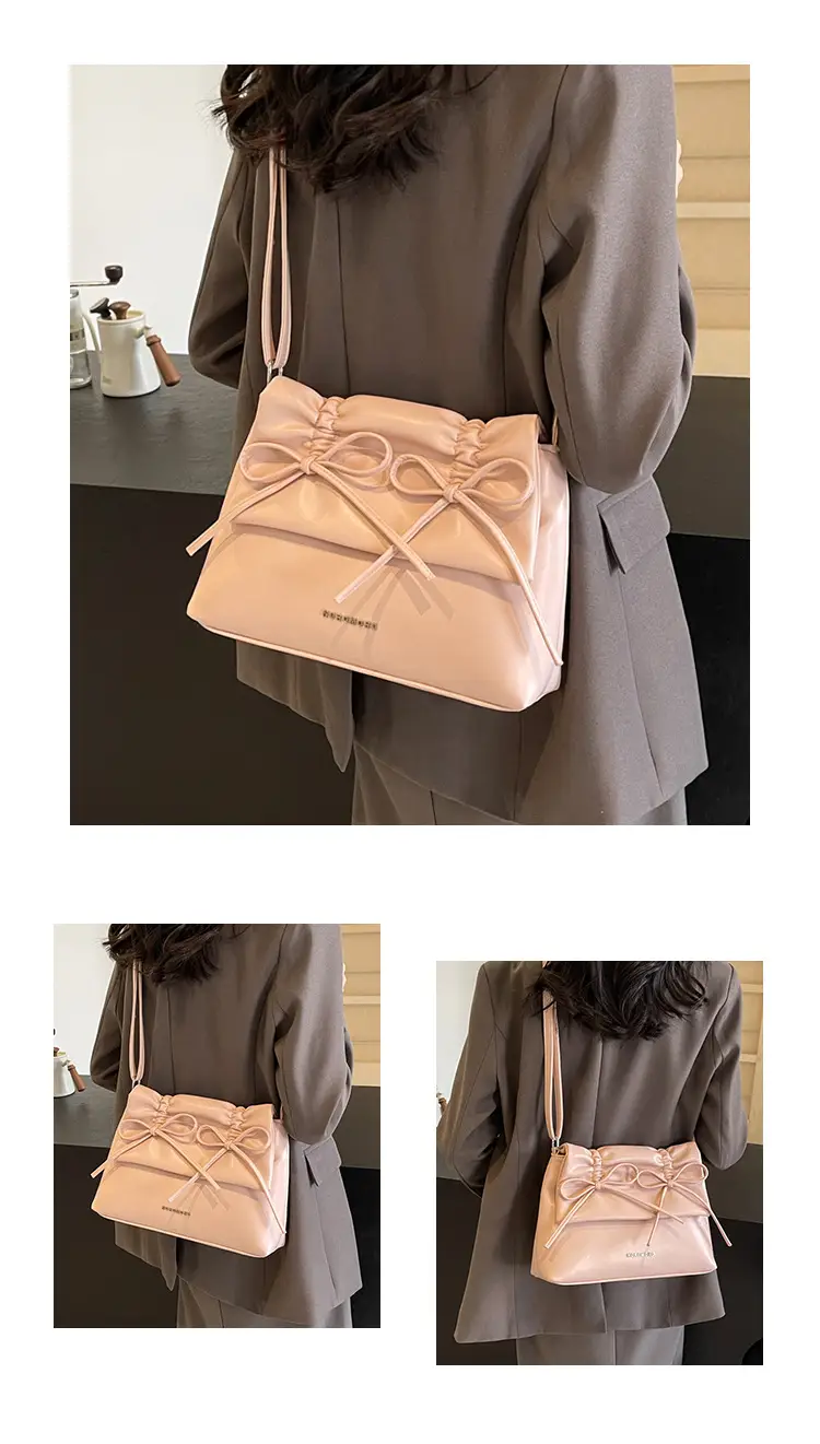 Women's New Western Style Shoulder Bag with Bow — feature 22