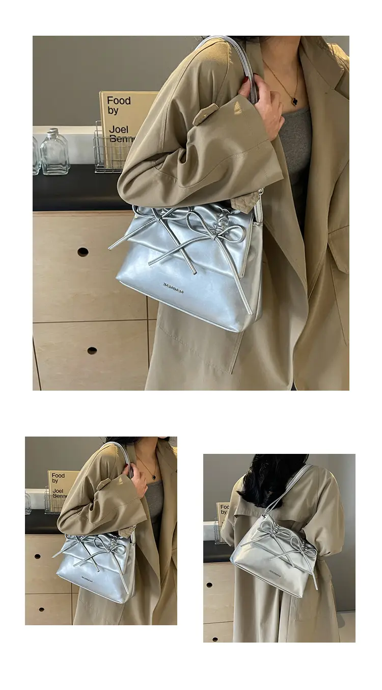 Women's New Western Style Shoulder Bag with Bow — feature 23