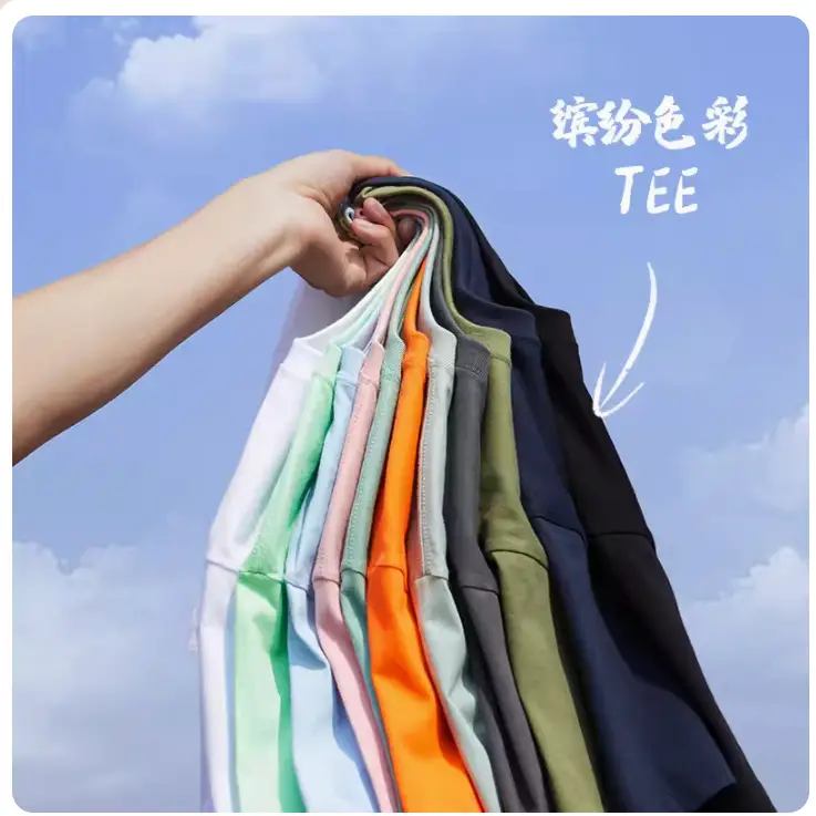 Men Red Cotton Loose Fit T-Shirt 220g - Image 14