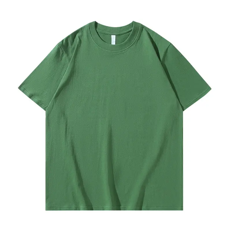 Men Red Cotton Loose Fit T-Shirt 220g - Image 10