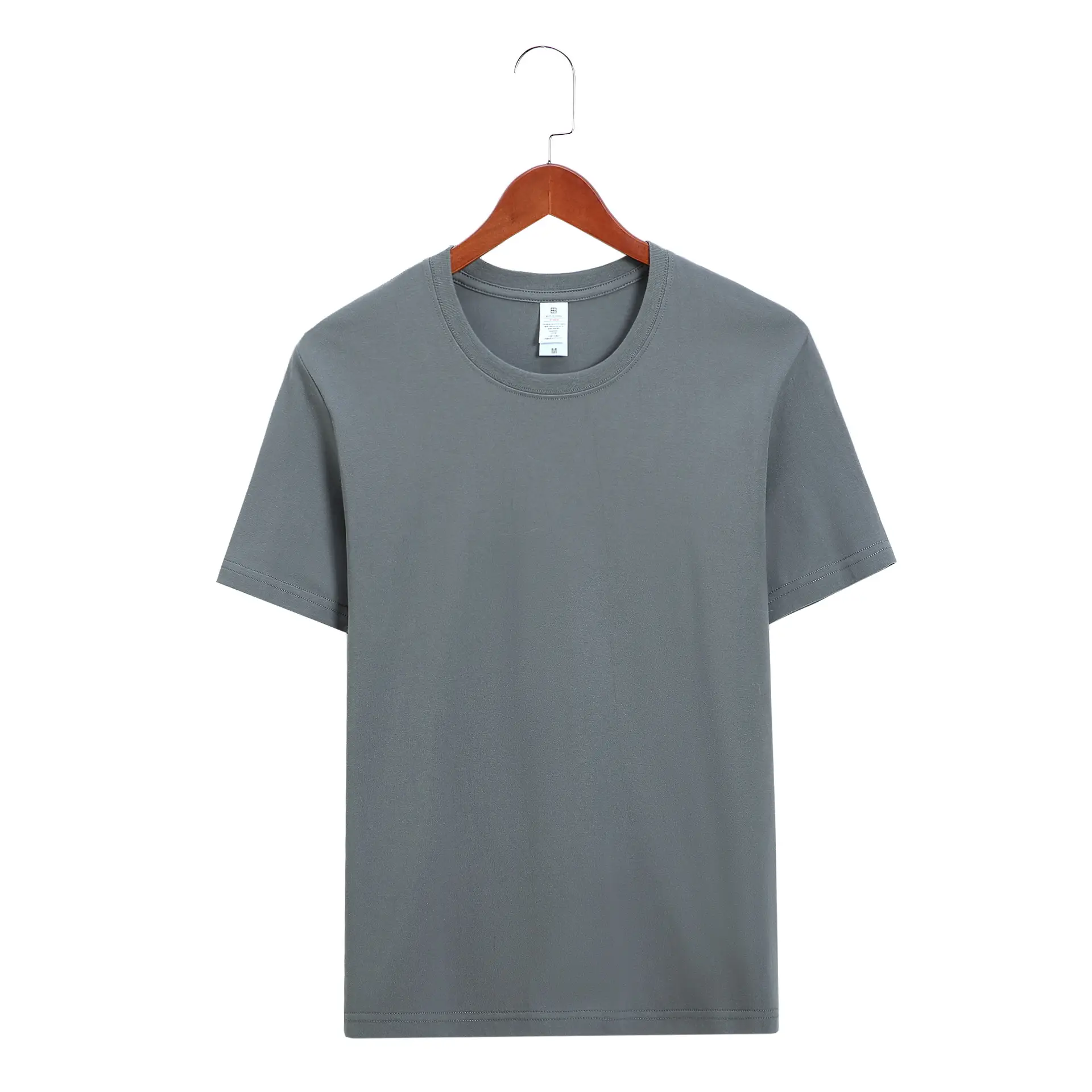 Men Red Cotton Loose Fit T-Shirt 220g - Image 12