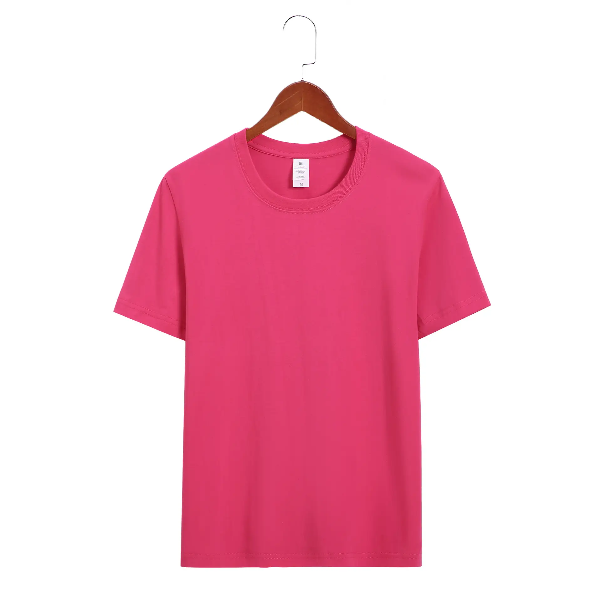 Men Red Cotton Loose Fit T-Shirt 220g - Image 9