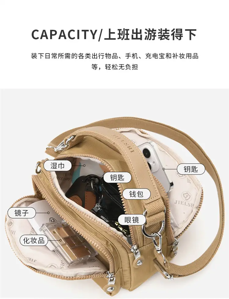 Lightweight Crossbody Bag for Women Tan 2024 — feature 13