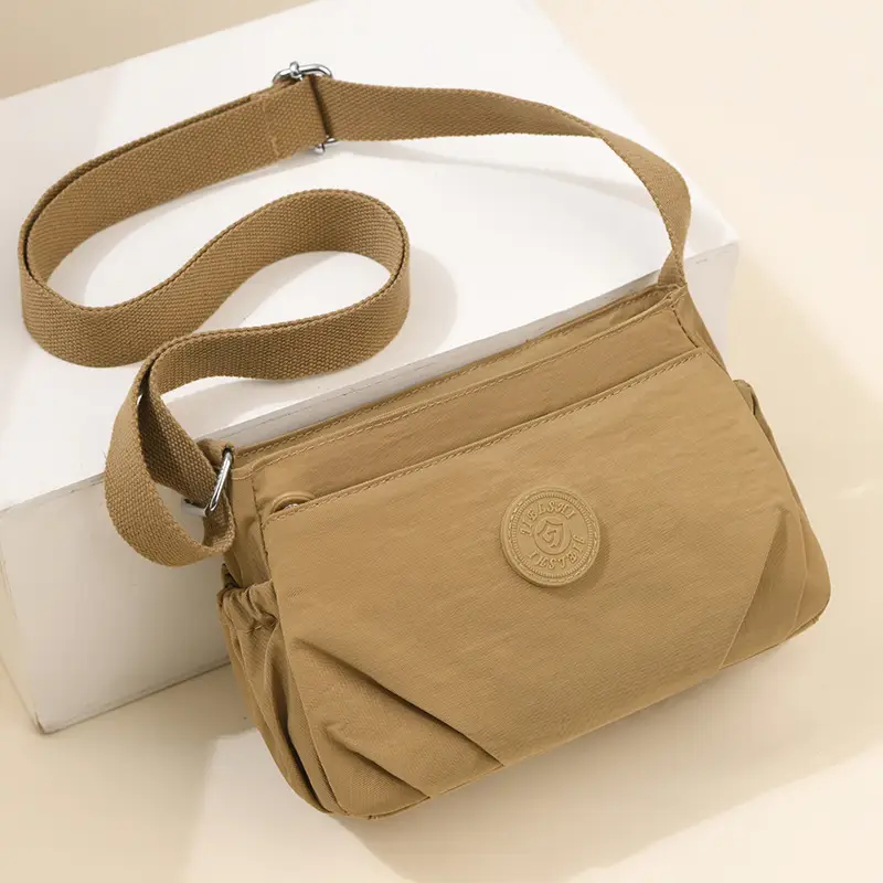 Black Oxford Crossbody Bag Women Lightweight Waterproof - Image 11