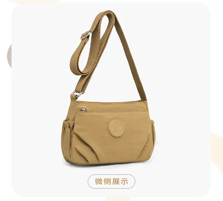 Black Oxford Crossbody Bag Women Lightweight Waterproof — feature 26