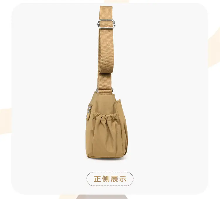 Black Oxford Crossbody Bag Women Lightweight Waterproof — feature 27