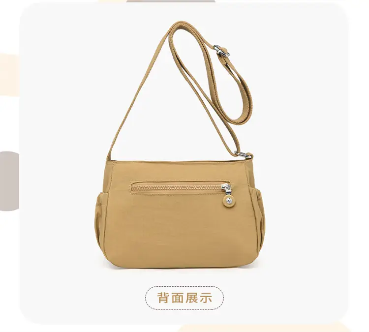 Black Oxford Crossbody Bag Women Lightweight Waterproof — feature 28