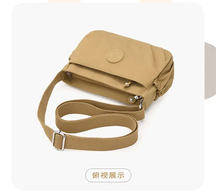 Black Oxford Crossbody Bag Women Lightweight Waterproof — feature 30