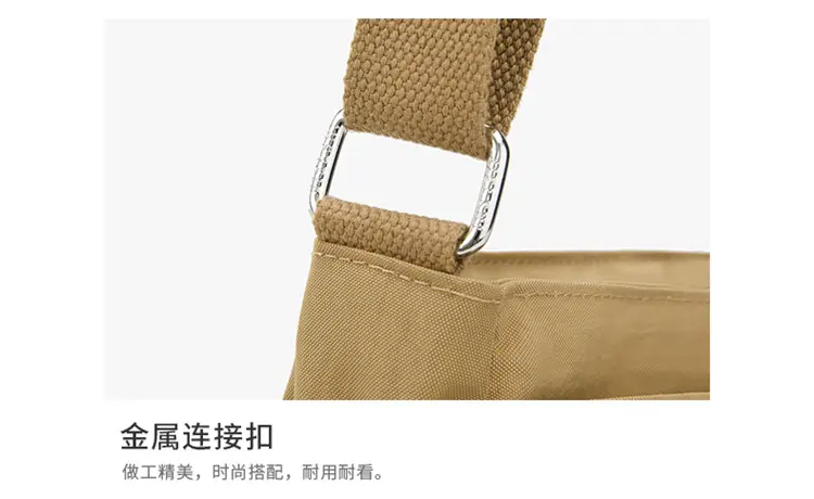 Black Oxford Crossbody Bag Women Lightweight Waterproof — feature 33