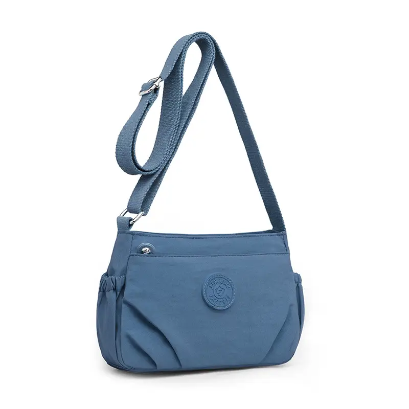 Black Oxford Crossbody Bag Women Lightweight Waterproof - Image 9