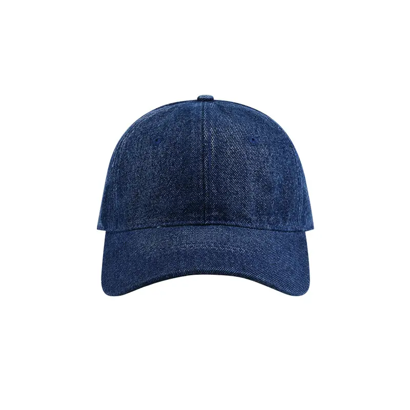 Blue Women's Denim Peaked Cap Summer Wear - Image 9
