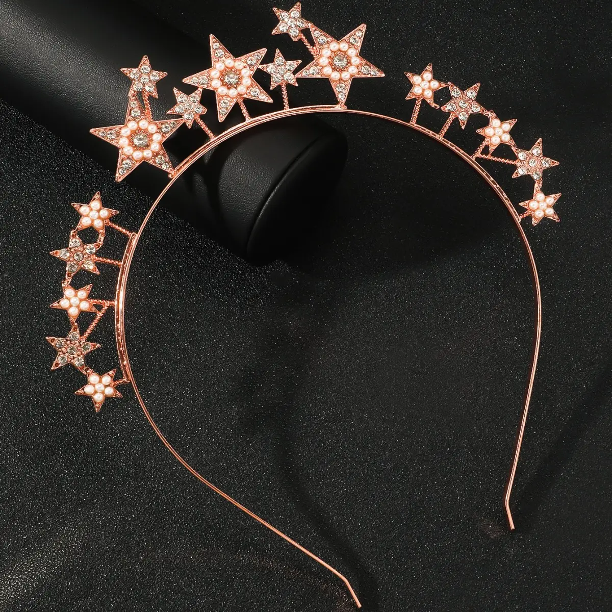 European Rhinestone Star Headband for Festive Parties - Image 3