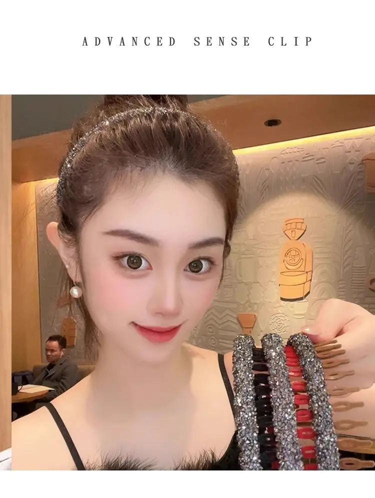 Velvet Rhinestone Hair Band for Women — feature 19