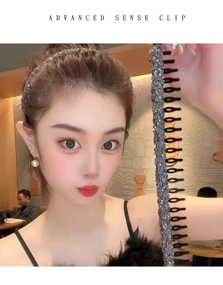 Velvet Rhinestone Hair Band for Women — feature 22