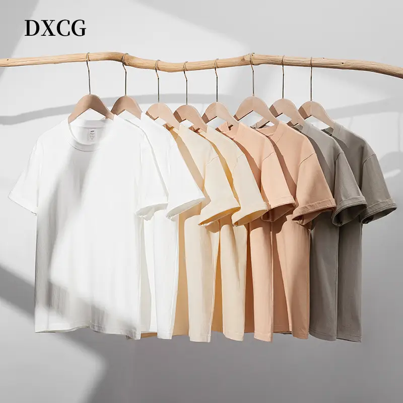 Men's Dark Brown Cotton T-Shirt Short Sleeve Round Neck - Image 27