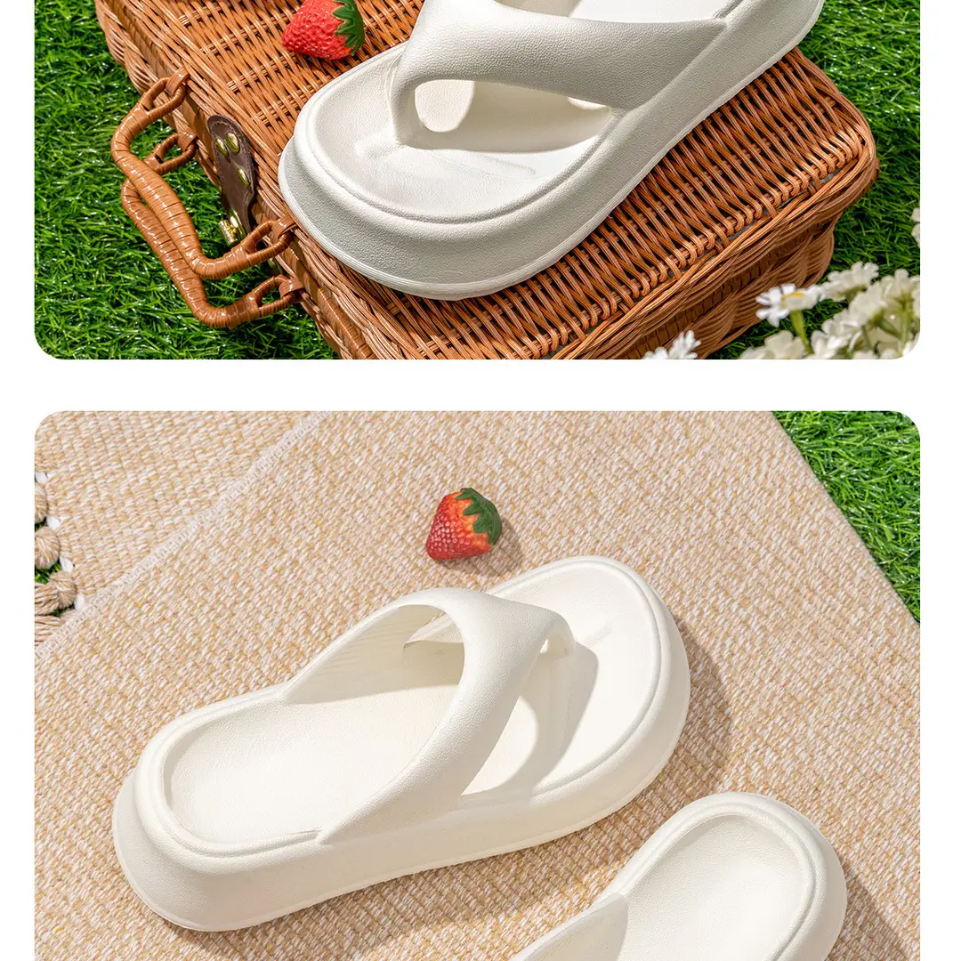 Lidani 7.0cm Thick Bottom Height Increasing Flip Flops Women's Summer Outer Wear New Style Shit Feeling Sandals Women's Summer — feature 17