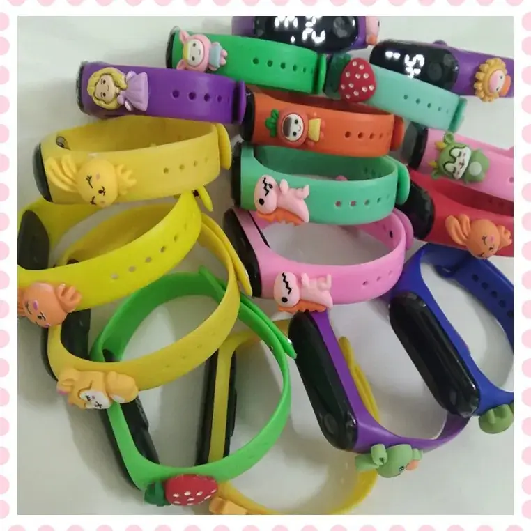 Touch Screen Led Anime Cartoon Bracelet Watch Set - Image 5