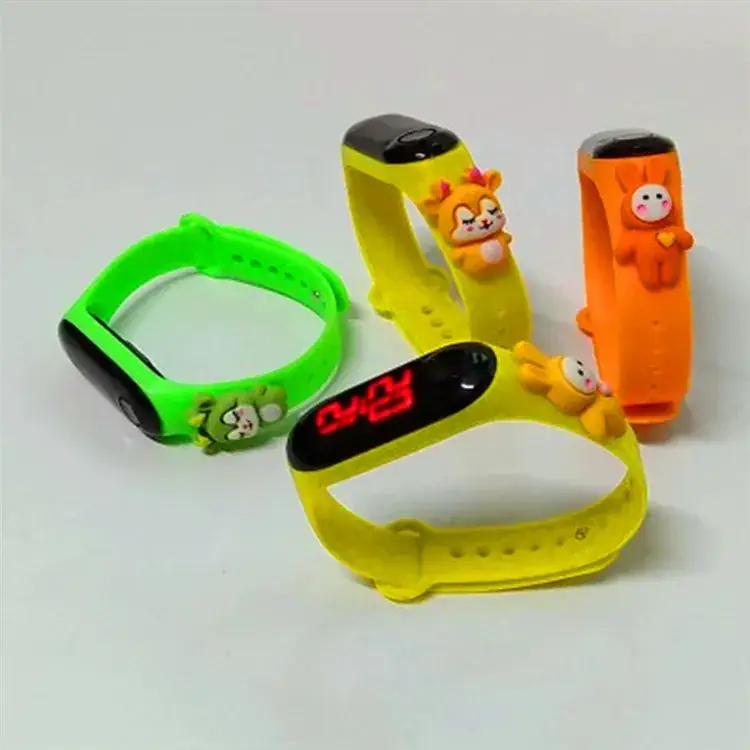 Orange Cartoon LED Watch for Kids - Image 3