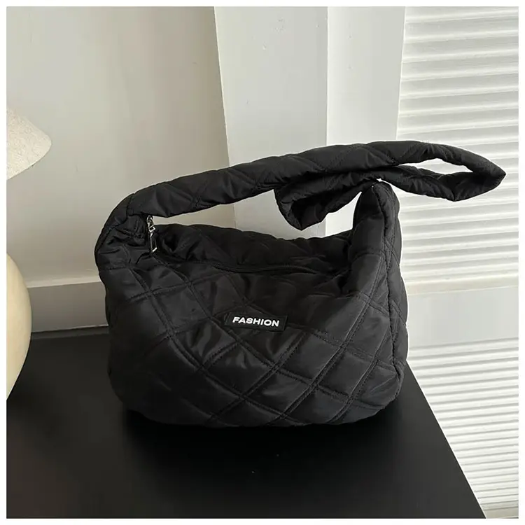 White Quilted Women's Shoulder Bag 2024 Winter — feature 30