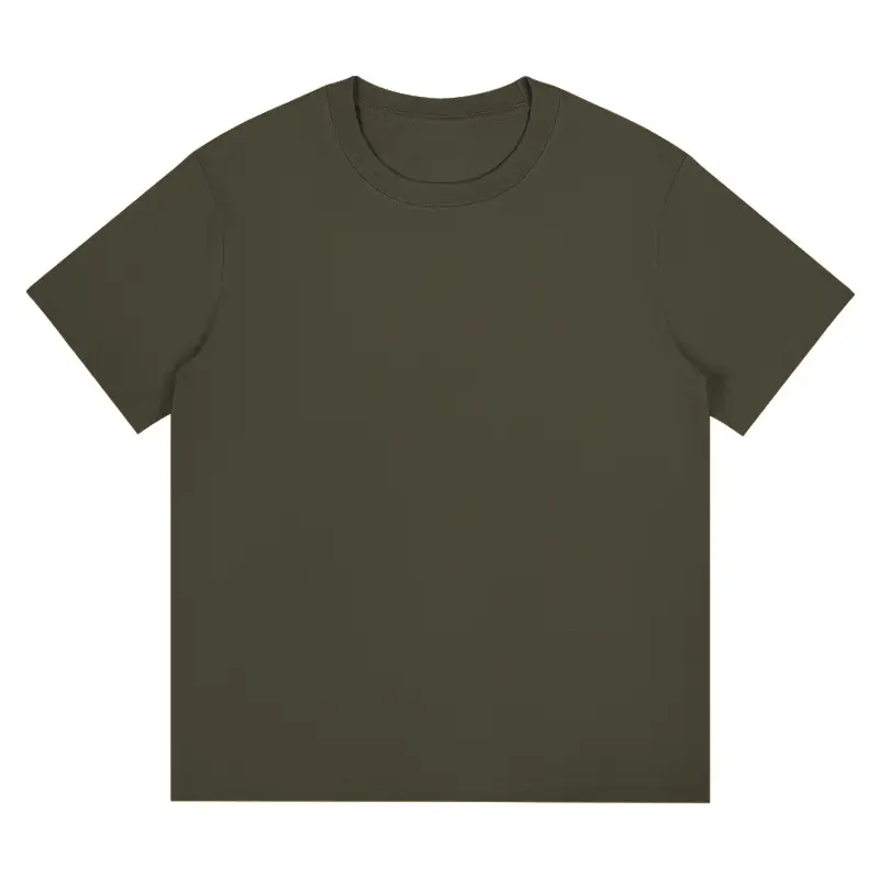 Men's 2024 Spring T-Shirt Navy Cotton Round Neck Short Sleeve - Image 22