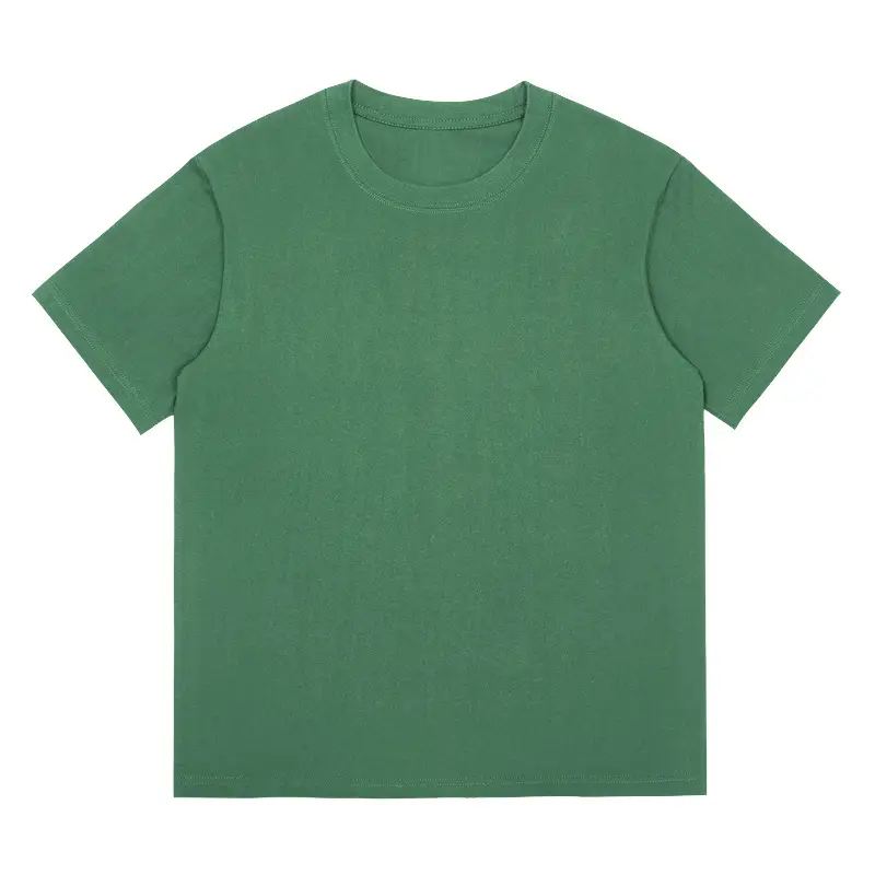 Men's 2024 Spring T-Shirt Navy Cotton Round Neck Short Sleeve - Image 24