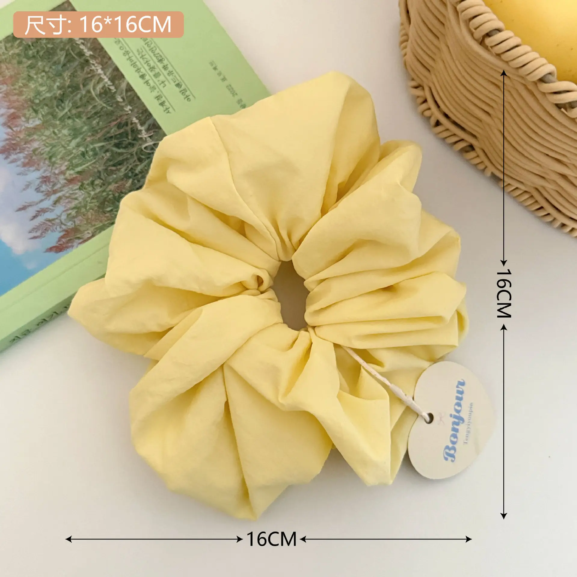 Korean Lace Hair Ring for Girls with Heart Design - Image 16