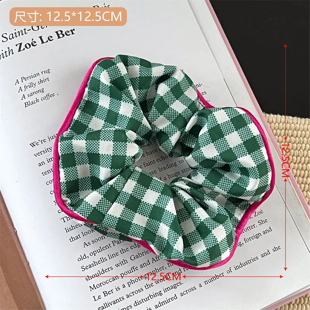 Korean Lace Hair Ring for Girls with Heart Design - Image 18