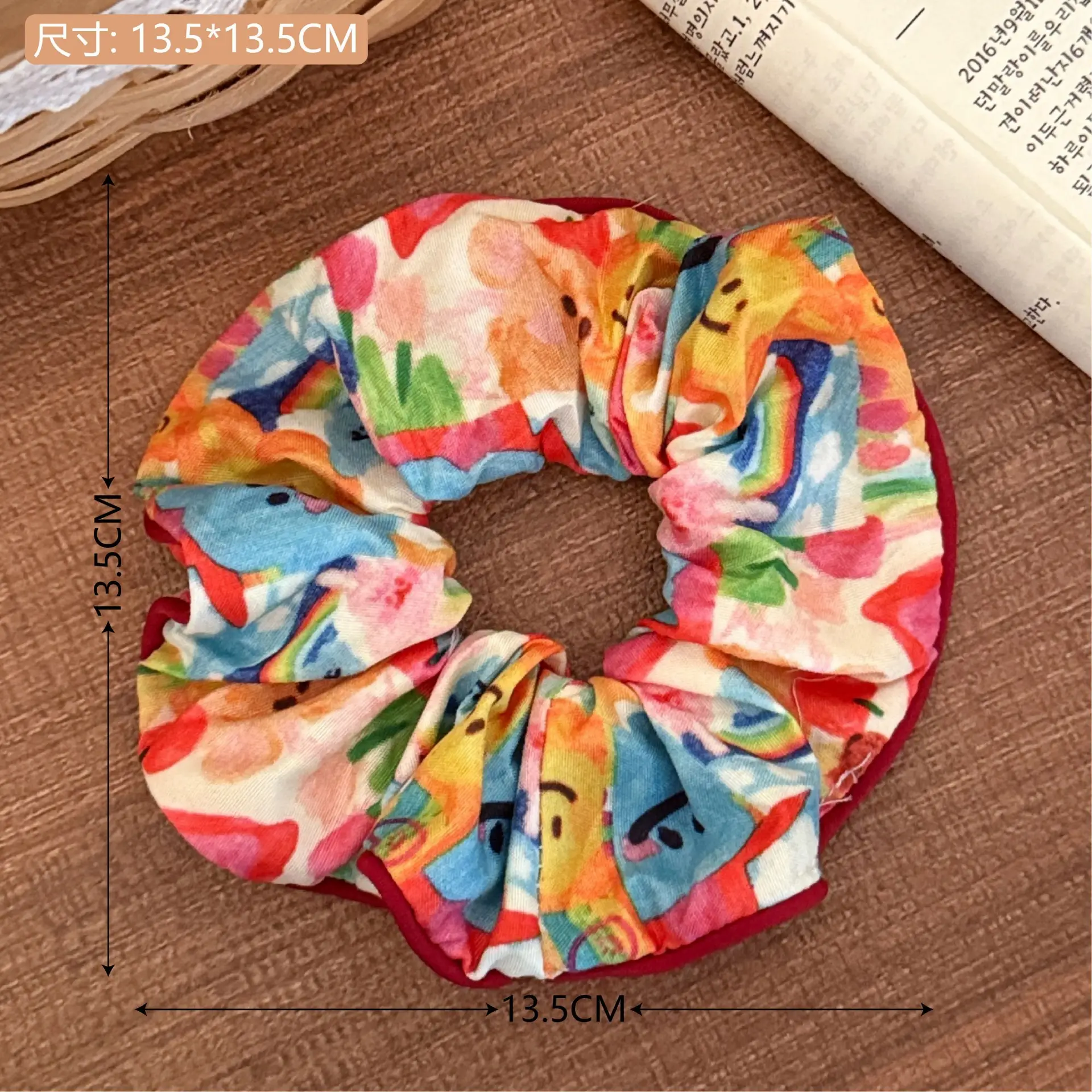 Korean Lace Hair Ring for Girls with Heart Design - Image 35