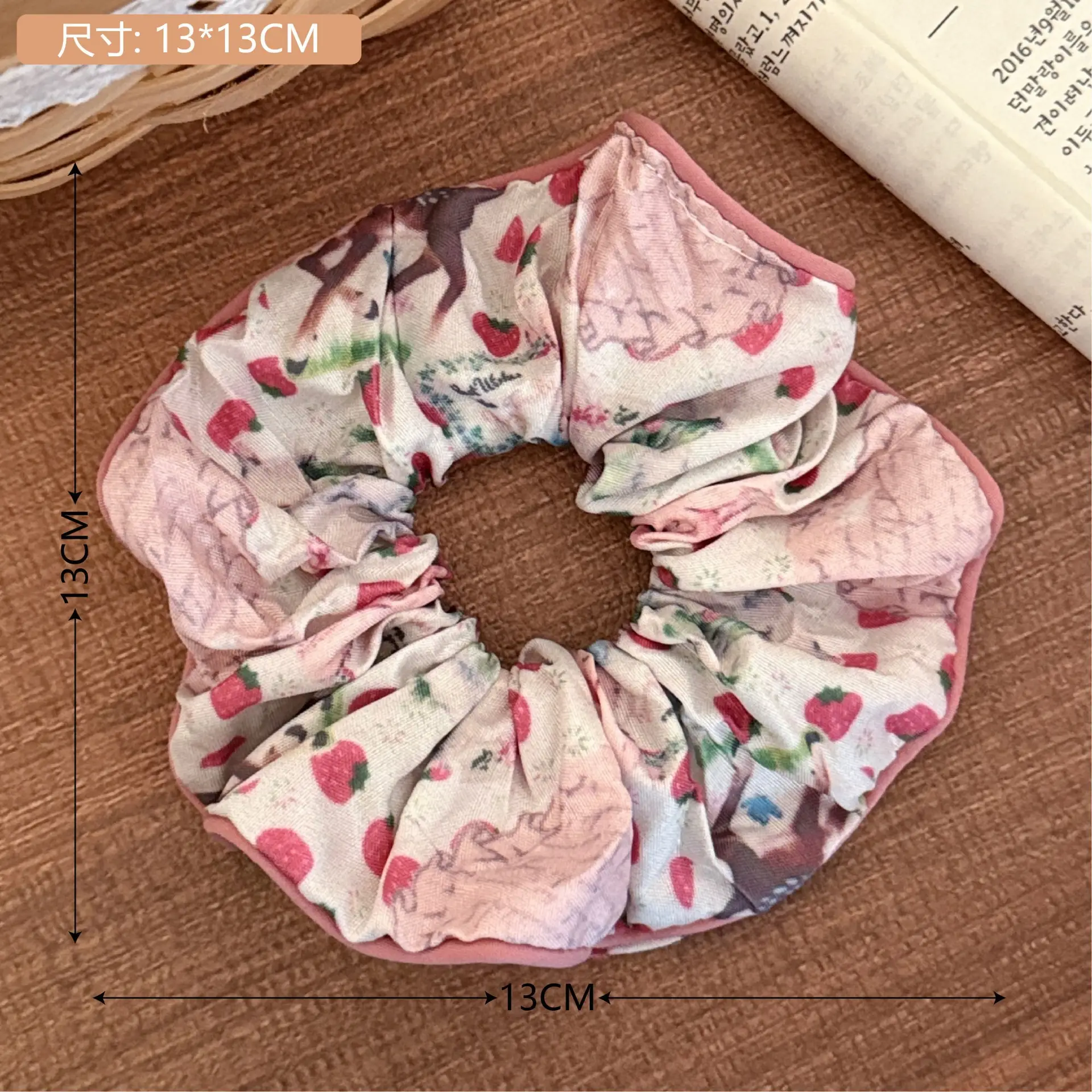 Korean Lace Hair Ring for Girls with Heart Design - Image 39