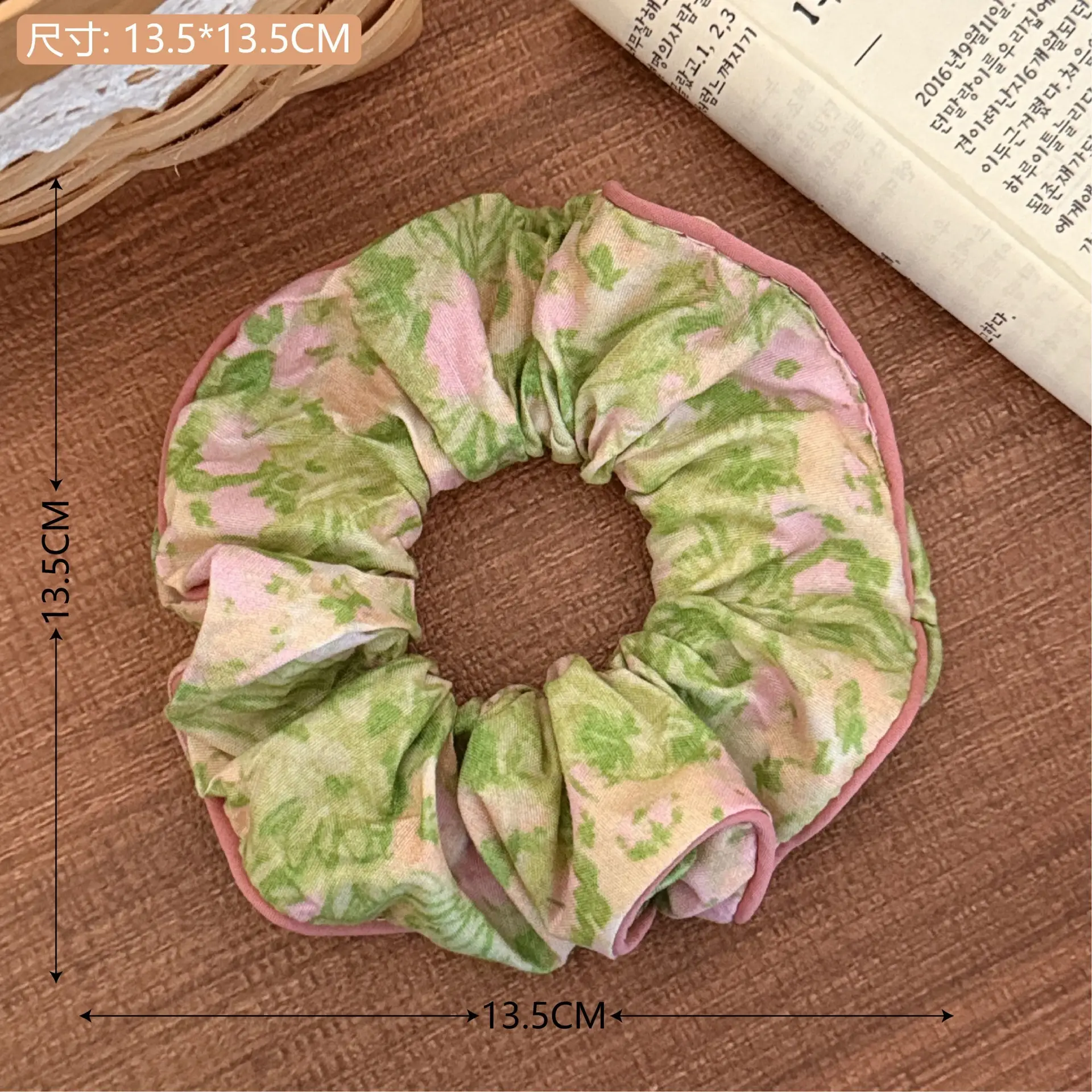 Korean Lace Hair Ring for Girls with Heart Design - Image 42